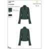 Equestro Base layer bambina a manica lunga da allenamento - PINE GROVE (19-5406)