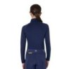 Equestro Base layer bambini unisex in tessuto tecnico - Blu navy