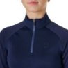Equestro Base layer bambini unisex in tessuto tecnico - Blu navy