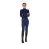 Equestro Base layer bambini unisex in tessuto tecnico - Blu navy