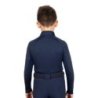 Equestro Base layer bambini unisex in tessuto tecnico - Blu navy