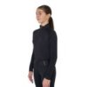 Equestro Base layer bambini unisex in tessuto tecnico - Nero