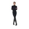 Equestro Base layer bambini unisex in tessuto tecnico - Nero