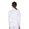 Equestro Base layer bambini unisex in tessuto tecnico - Nero