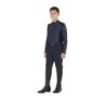 Equestro Base layer bambino da allenamento in tessuto tecnico - Blu navy