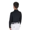 Equestro Base layer bambino da allenamento in tessuto tecnico - Nero