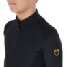Equestro Base layer bambino da allenamento in tessuto tecnico - Nero
