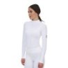 Equestro Base layer donna Ridertechnology 2.0 manica lunga - Bianco