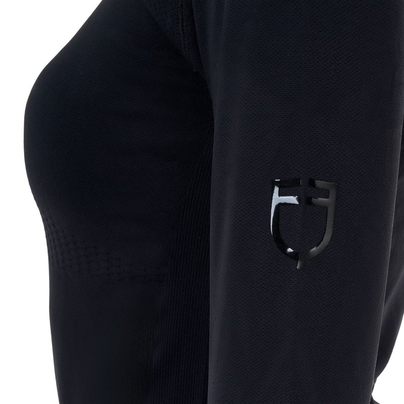 Equestro Base layer donna Ridertechnology 2.0 manica lunga - Nero