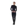 Equestro Base layer donna slim fit manica lunga - Nero