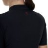 Equestro Polo training donna Ridertechnology 2.0 manica corta e zip - Nero