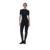 Equestro Polo training donna Ridertechnology 2.0 manica corta e zip - Nero