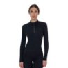 Equestro Polo training donna Ridertechnology 2.0 manica lunga e zip - Nero