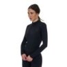 Equestro Polo training donna Ridertechnology 2.0 manica lunga e zip - Nero