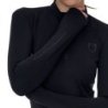Equestro Polo training donna Ridertechnology 2.0 manica lunga e zip - Nero