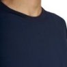 Equestro T-shirt allenamento uomo in tessuto tecnico con microfori - Blu navy