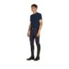 Equestro T-shirt allenamento uomo in tessuto tecnico con microfori - Blu navy