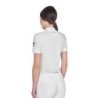 Equestro T-shirt donna da allenamento in tessuto tecnico con microfori - Bianco