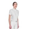 Equestro T-shirt donna da allenamento in tessuto tecnico con microfori - Bianco