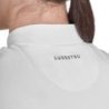 Equestro T-shirt donna da allenamento in tessuto tecnico con microfori - Bianco