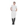 Equestro T-shirt donna da allenamento in tessuto tecnico con microfori - Bianco