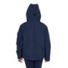 Equestro Giacca da bambino unisex impermeabile e antivento in nylon - Blu navy
