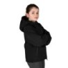 Equestro Giacca da bambino unisex impermeabile e antivento in nylon - Nero