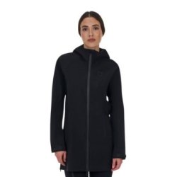 Equestro Guscio softshell donna Ridertechnology 2.0 impermeabile lungo - Nero