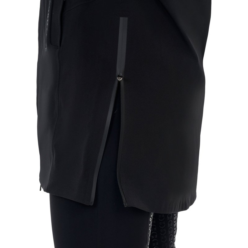 Equestro Guscio softshell donna Ridertechnology 2.0 impermeabile lungo - Nero