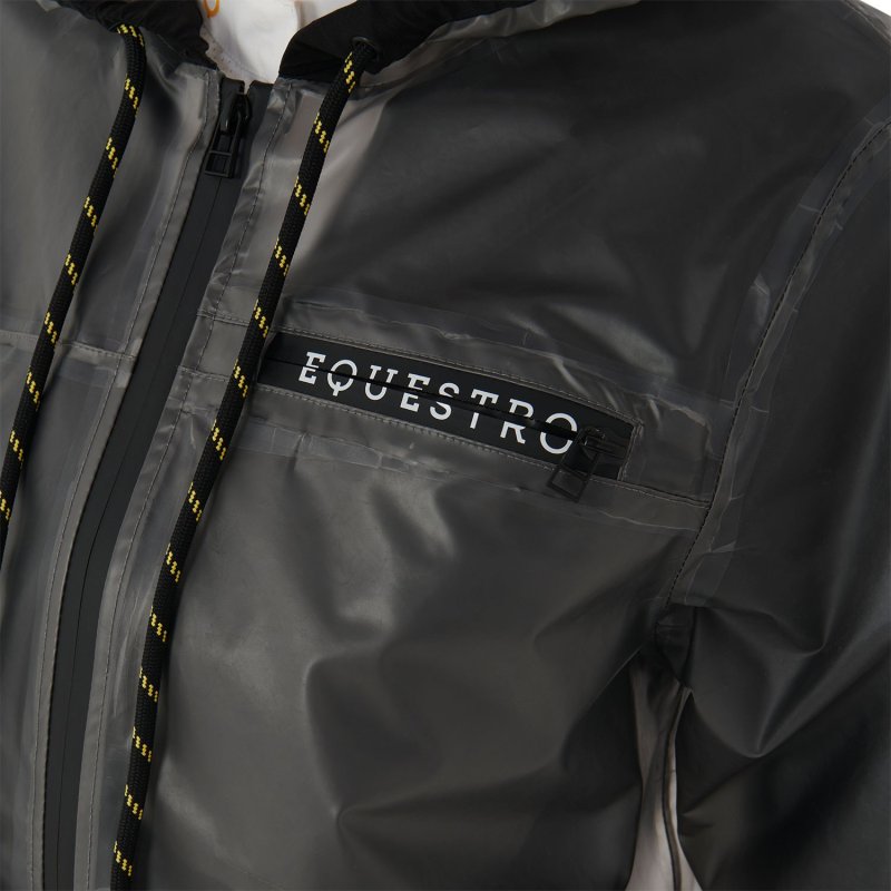 Equestro Impermeabile donna tecnico trasparente - Grigio