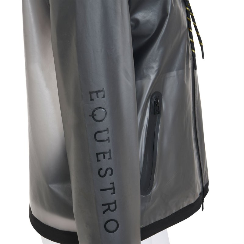 Equestro Impermeabile donna tecnico trasparente - Grigio