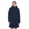 Equestro Piumino da donna idrorepellente e antivento - Blu navy