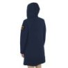 Equestro Piumino da donna idrorepellente e antivento - Blu navy