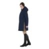 Equestro Piumino da donna idrorepellente e antivento - Blu navy
