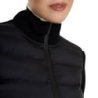 Equestro Piumino da donna in nylon e maglia con cerniera - Nero