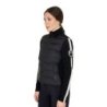 Equestro Piumino da donna in nylon e maglia con cerniera - Nero