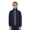Equestro Softshell bambini unisex logo sul dorso - Blu navy