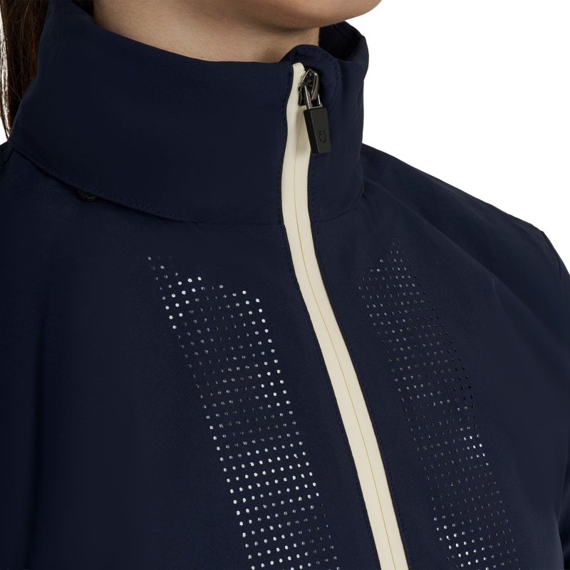Equestro Softshell bambini unisex logo sul dorso - Blu navy