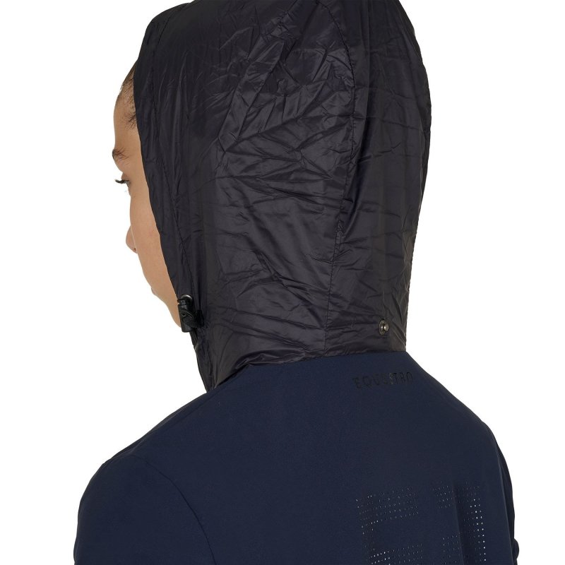 Equestro Softshell bambini unisex logo sul dorso - Blu navy