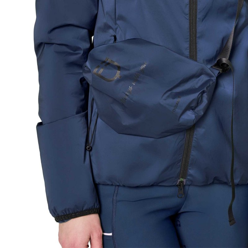 Equestro Softshell donna linea Foldable - Blu navy