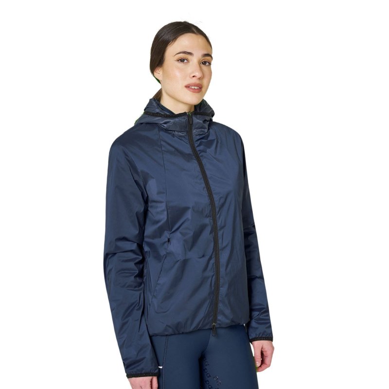 Equestro Softshell donna linea Foldable - Blu navy