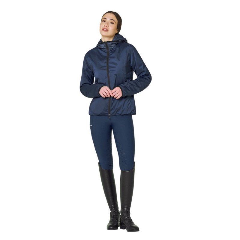 Equestro Softshell donna linea Foldable - Blu navy