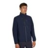 Equestro Softshell uomo logo sul dorso - Blu navy