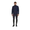 Equestro Softshell uomo logo sul dorso - Blu navy