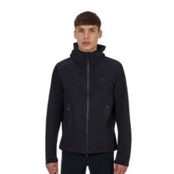 Equestro Softshell uomo Ridertechnology 2.0 cappuccio - Nero