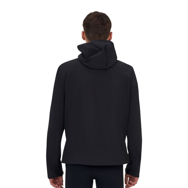 Equestro Softshell uomo Ridertechnology 2.0 cappuccio - Nero
