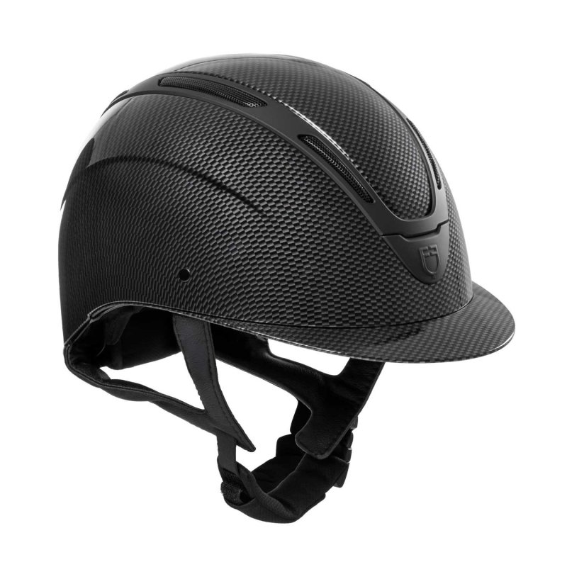Equestro Cap Apocalypse Carbon unisex calotta carbonio omologazione EN - Nero