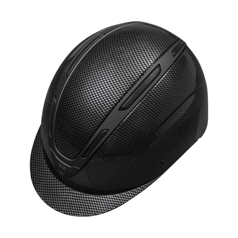 Equestro Cap Apocalypse Carbon unisex calotta carbonio omologazione EN - Nero