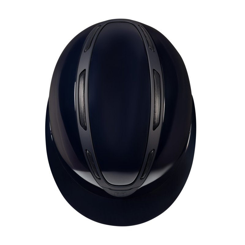 Equestro Cap Apocalypse donna calotta lucida omologazione EN - Blu navy