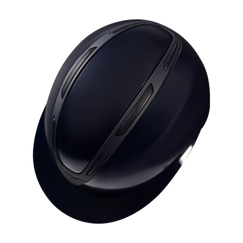 Equestro Cap Apocalypse donna calotta lucida omologazione EN - Blu navy